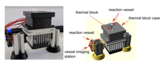 Small portable thermocycler and imaging station for nucleic acid detection