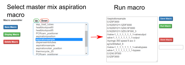 design pcr mastermix aspiration macro